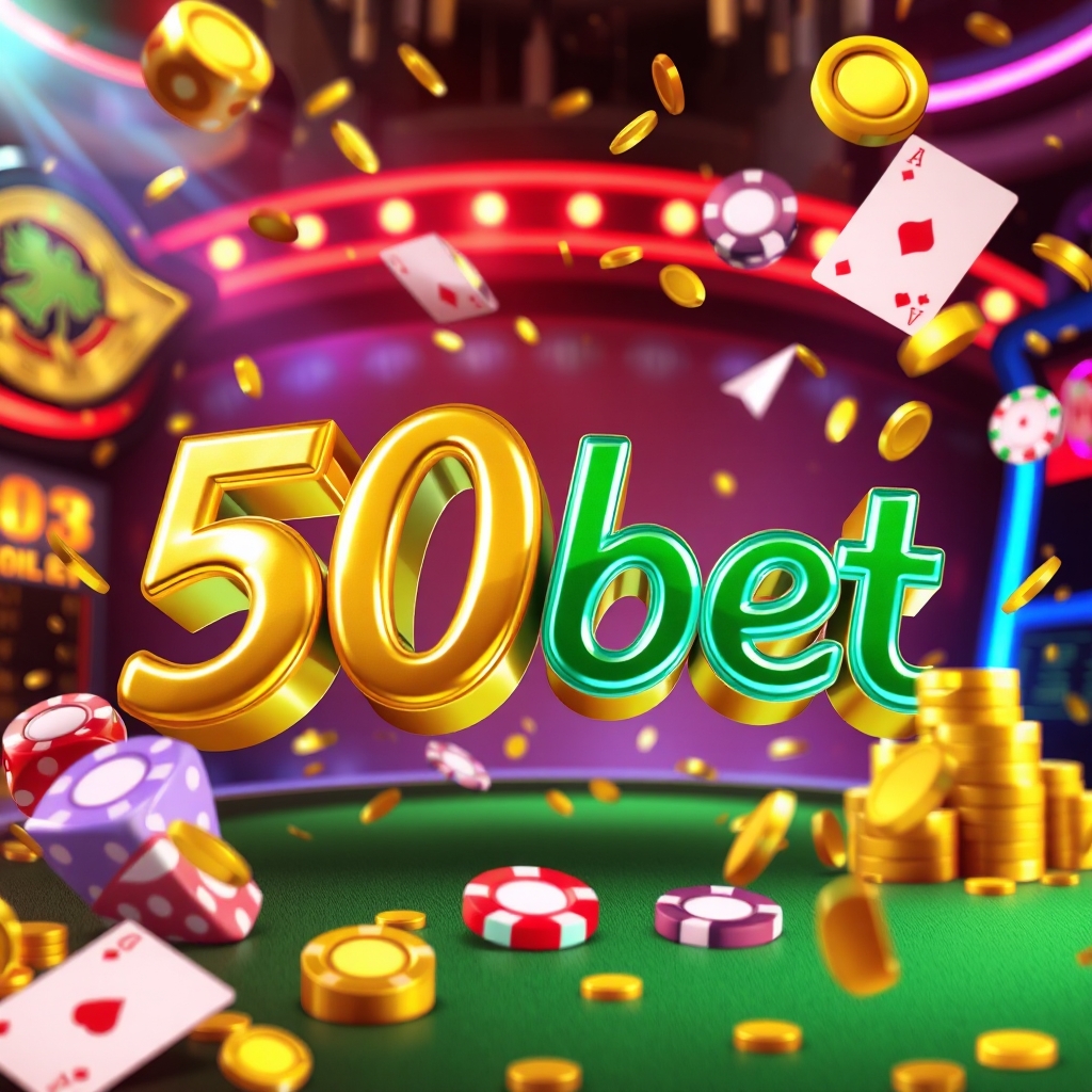 Imagem promocional da 50bet mostrando a plataforma e suas vantagens